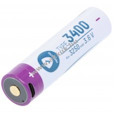 Ansmann 18650 akku 3,6V 3400mAh USB-C t�lt�csatlakoz�s v�delemmel Li-Ion