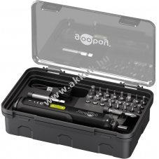 Goobay Tools mini akkus csavaroz� k�szlet 28db-os bitk�szlettel �s tartoz�kokkal