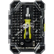 Goobay Tools csavarh�z� k�szlet 100db S2 ac�l bit k�szlettel