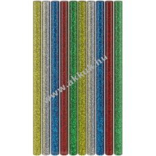 Goobay Tools 11mm csillog� ragaszt�r�d 10db/csomag standard ragaszt�pisztolyhoz