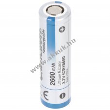 Camelion 18650 Li-Ion akku, 3.7V, 2600mAh vdelmi elektronika nlkli