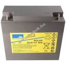 Sonnenschein Solar S12/17G5 12,0V 17000mAh AGM �lom-zsel�s akku