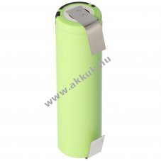 Panasonic NCR18650B 3,6V-3.7V, Li-Ion akku,  3400mAh, U-forrf�l