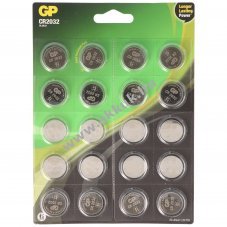 GP CR2032 l�tium gombelemm 3V 20db/csomag