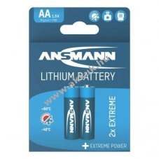Ansmann l�tium elem AA 1,5V 2db/csomag