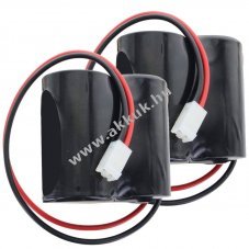 ABUS FU2986 kompatibilis 2WAY vezet�k n�lk�li k�ls� szir�na elempakk 3V 2db/csomag l�tium elem