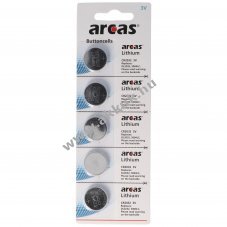 Arcas CR2032 3V 210mAh l�tium gombelem 5db/csomag