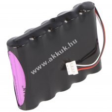 Akku Siemens S54370-Z11-A1 mem�riak�rty� BAT3.6-10, 3,6 V 11 Ah, k�bellel �s csatlakoz�
