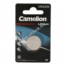 Camelion CR2330 l�tium elem 625 mAh, m�retek 23x3 mm