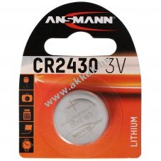 Ansmann CR2430 3,0V 270mAh elem l�tium