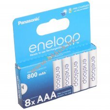 Panasonic eneloop BK-4MCDE/8BE AAA (mikro) akku 1.2V 800mAh 8db/csomag NiMH