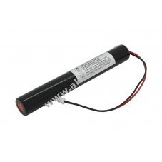 Helyettes�t� akku v�szvil�g�t�s Elubat 137887 H-18700/4000BTx2-JST/EH 2,4V 3700mAh 160mm k�bel NiMH