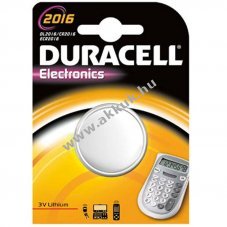 Duracell CR2016 3V 72mAh l�tium gombelem