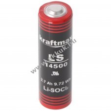 LS14505, ER14505 l�tium elem AA Mignon 3,6 V 2400 mAh