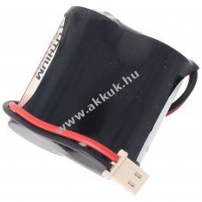 helyettes�t� akku Visonic 103-302891, 103-302915, GP2CR123A-C akku 6 V 1400 mAh