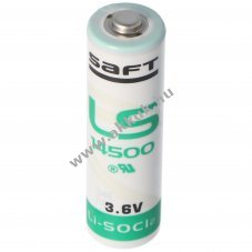 Saft LS14500 l�tium elem 3,6V 2600mAh AA