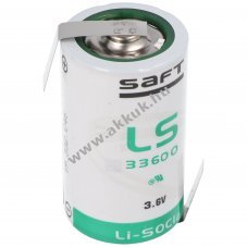 Saft LS33600 3,6V Z-form�j� forrf�l l�tium elem