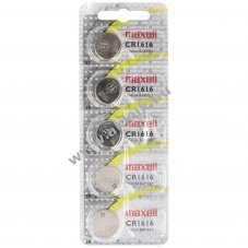 Maxell CR1616 elem 3V 50mAh 5db/csomag l�tium