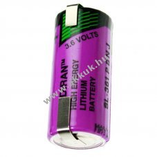 Tadiran SL-361 3,6V 1600mAh 2/3 AA (Mignon ceruza) U-alak� forrf�l elem inorganikus l�tium