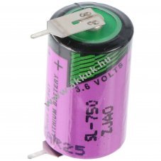 Tadiran SL750/PR TL5902/PR 3,6V 1/2 AA elem 1db nyomtatott forrf�l l�tium