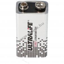 Ultralife l�tium 9V 1200mAh elem