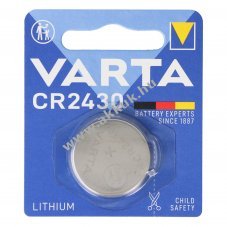 Varta CR2430 3,0V 170mAh elem l�tium
