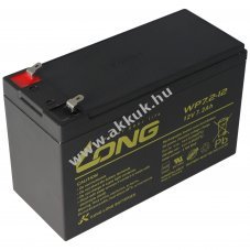 Kung Long WP7.2-12M 12V 7,2Ah VDS G109001 Faston 4,8mm AGM �lom-zsel�s