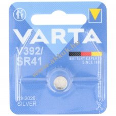 Varta Silver Oxide 392 SR41 1.55V gombelem