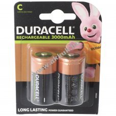Duracell Recharge Ultra C (b�bi m�ret) HR14 akku 1,2V 3000mAh 2db/csomag NiMH