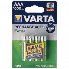 Varta Professional AAA (Micro) akku 1,2V 1000mAh 4db/csomag NiMH