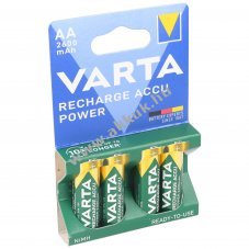 Varta Ready2Use AA Mignon ceruza akku 1,2V 2600mAh 4db/csomag NiMH