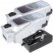 E-Bike Power Pack 36V 13Ah 468Wh 2db/csomag Li-Ion