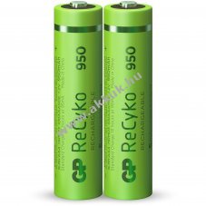 GP ReCyko AAA akku 1,2V 950mAh 2db/csomag NiMH