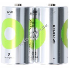 GP ReCyko D (g�li�t) akku 1,2V 3000mAh 2db/csomag NiMH