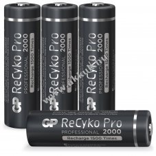 GP ReCyko Pro AA Mignon ceruza akku 1.2V 2000mAh 4db/csomag NiMH