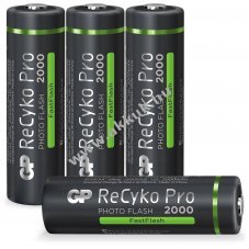 GP ReCyko Pro Photoflash AA Mignon ceruza akku 1,2V 2000mAh 4db/csomag NiMH
