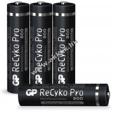 GP ReCyko Pro AAA akku 1,2V 800mAh 4db/csomag NiMH