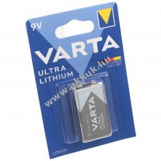 Varta l�tium elem 9V U9VL 1200mAh