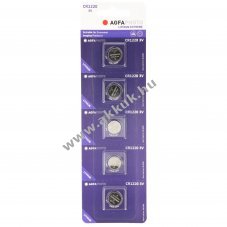 Agfaphoto l�tium CR1220 3V gombelem 5db/csomag