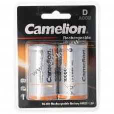 Camelion D (g�li�t) LR20 akku 1,2V 10000mAh 2db/csomag NiMH