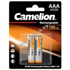 Camelion AAA (mikro) akku 1,2V 1100mAh 2db/csomag NiMH