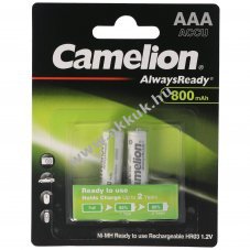 Camelion Always Ready AAA (mikro) akku 1,2V 800mAh 24db/csomag NiMH