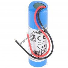 Li-ion akkucsomag 3,7V 2600mAh 1S1P 10cm k�bellel