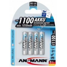 Ansmann NiMH AAA (Micro) akku 1,2V 1100mAh 4db/csomag NiMH