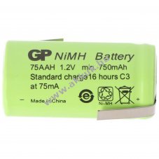 Helyettes�t� akku 2/3AA modell�p�t� forrf�l Z-forma 1,2V 650mAh 1db/csomag NiMH