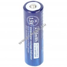 Xtar AA 1,5V 2500mAh l�tium ion akku