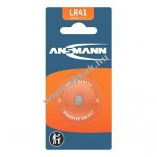 Ansmann alk�li gombelem LR41 1,5V