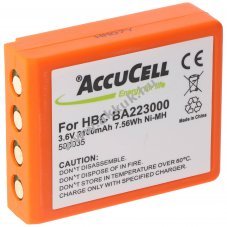 Helyettes�t� akku HBC BA223000 3,6V 2000mAh NiMH