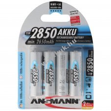 Ansmann Photo AA Mignon ceruza akku 1,2V 2850mAh 4db/csomag NiMH