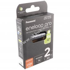 Panasonic eneloop pro BK-3HCDE/2BE AA Mignon ceruza akku 1.2V 2500mAh 2db/csomag NiMH